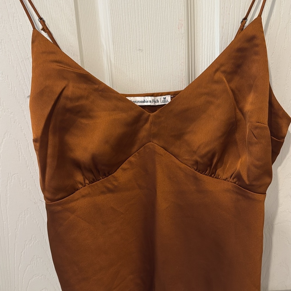 Abercrombie & Fitch satin cami, medium - Picture 3 of 7
